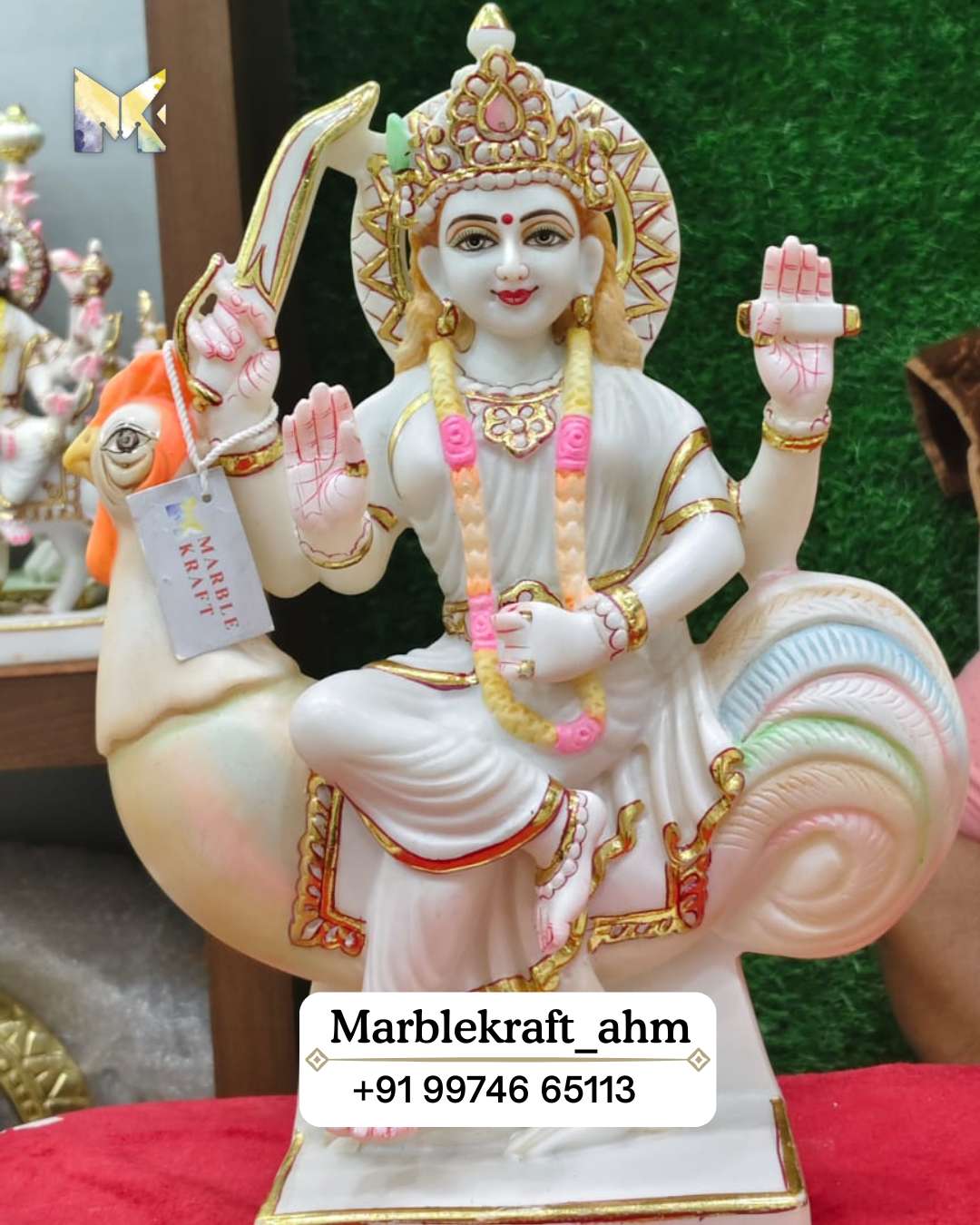 Bahuchar Mata 15'' Marble Dust 2