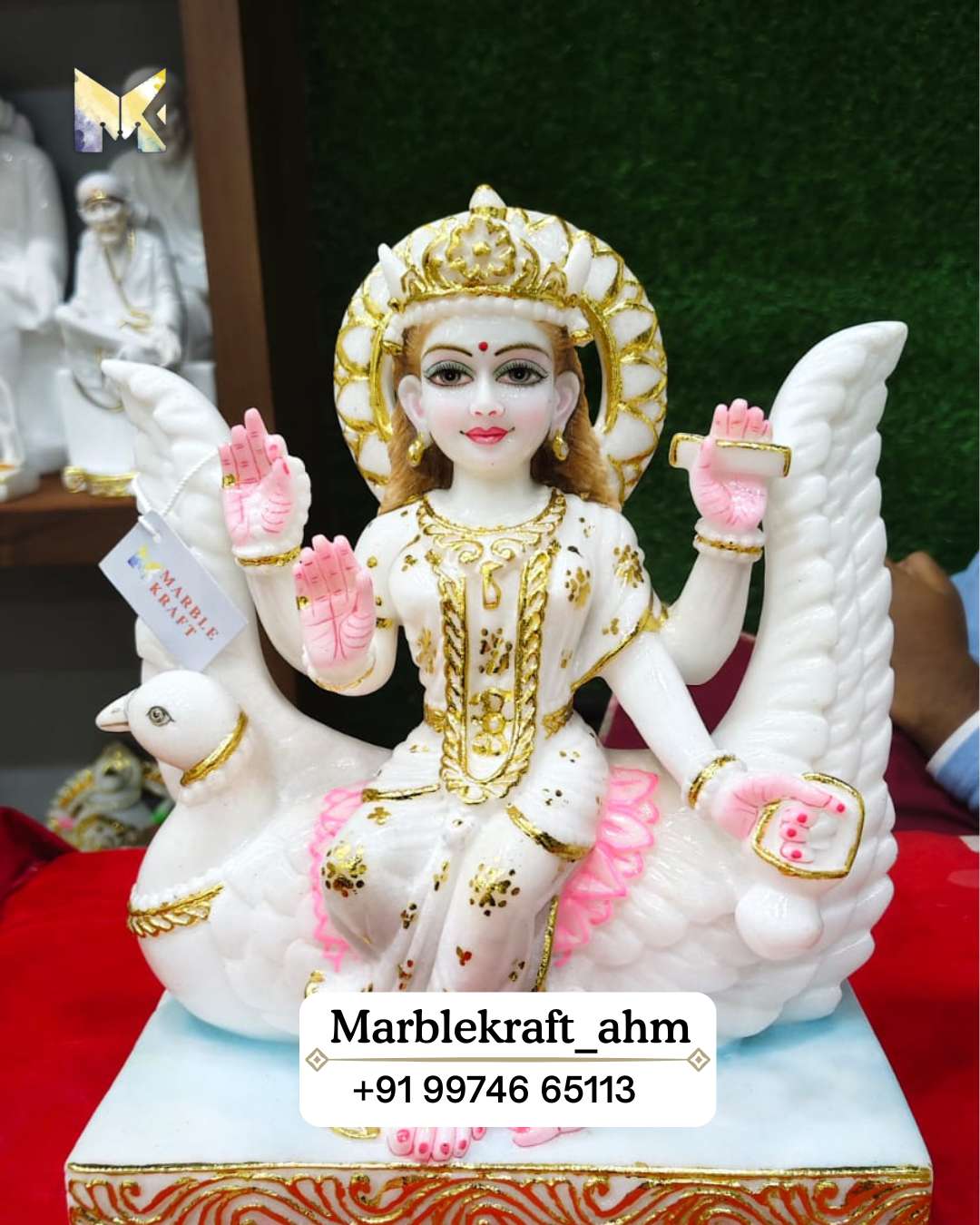 Brahmani Mata 12'' Marble