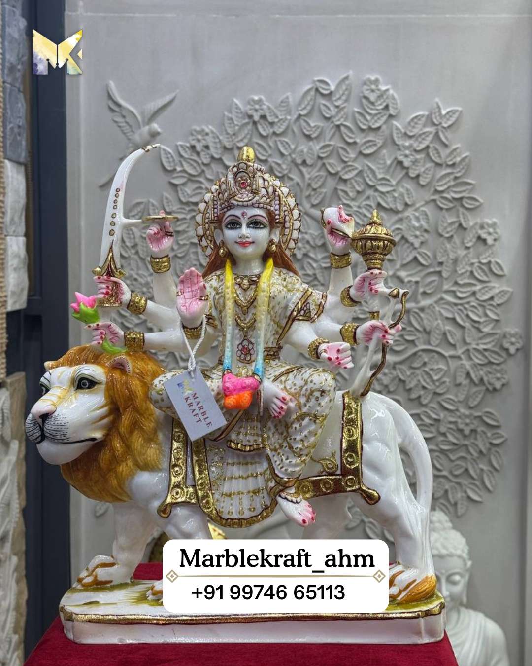 Durga Maata 15 Marble Dust 004
