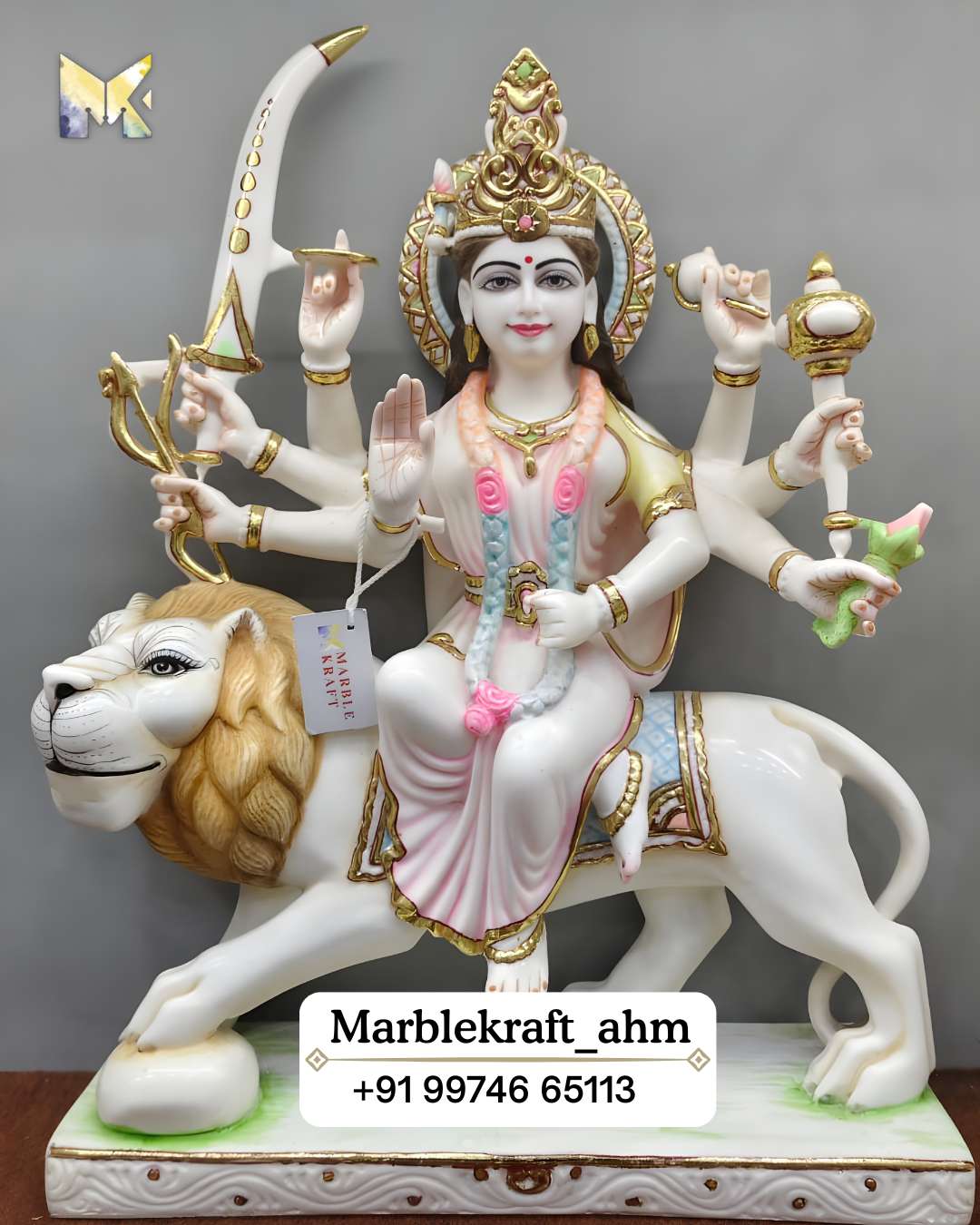 Durga Maata 18 Marble Dust 003