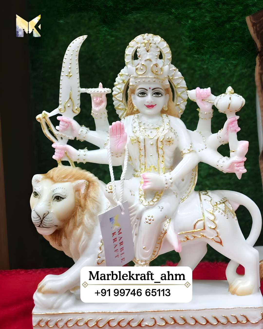 Durga Maata 9 Marble 002