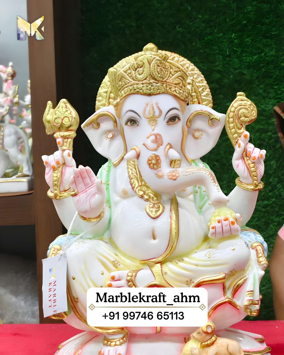 Ganpati Ji 12 Marble Dust 001