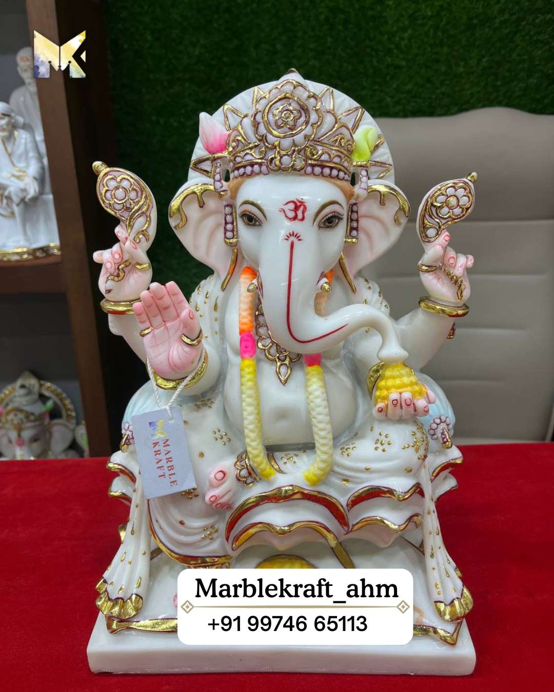 Ganpati Ji 15 marble Dust 1