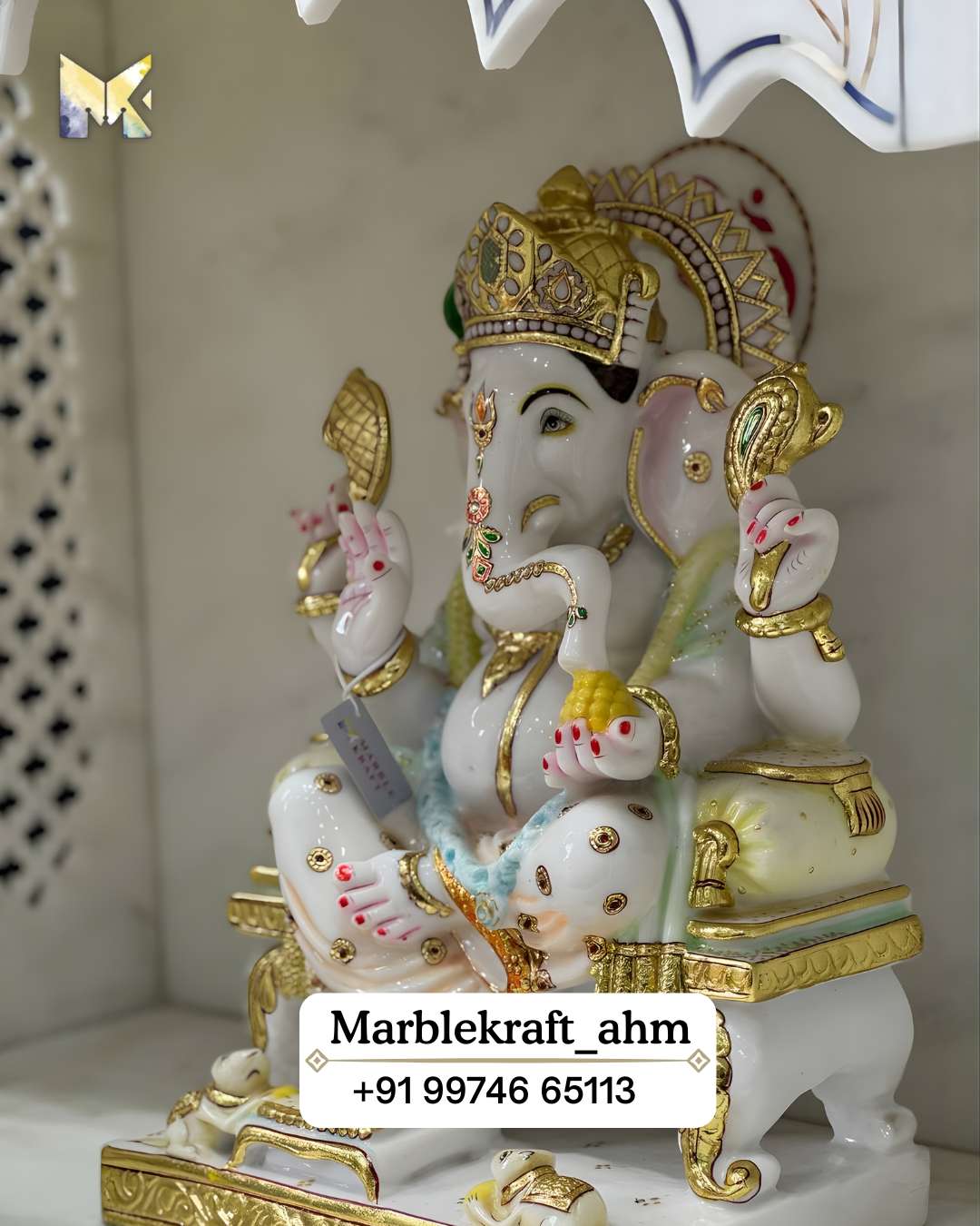 Ganpati Ji 18 Marble Dust