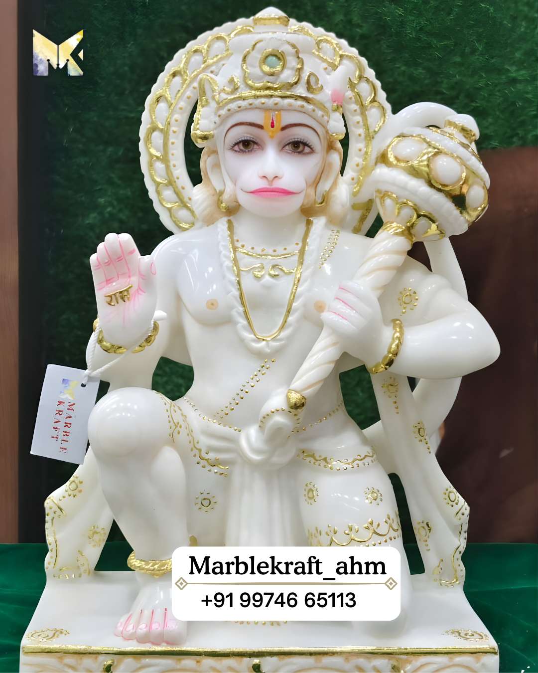 Hanuman Ji 12 Marble 001