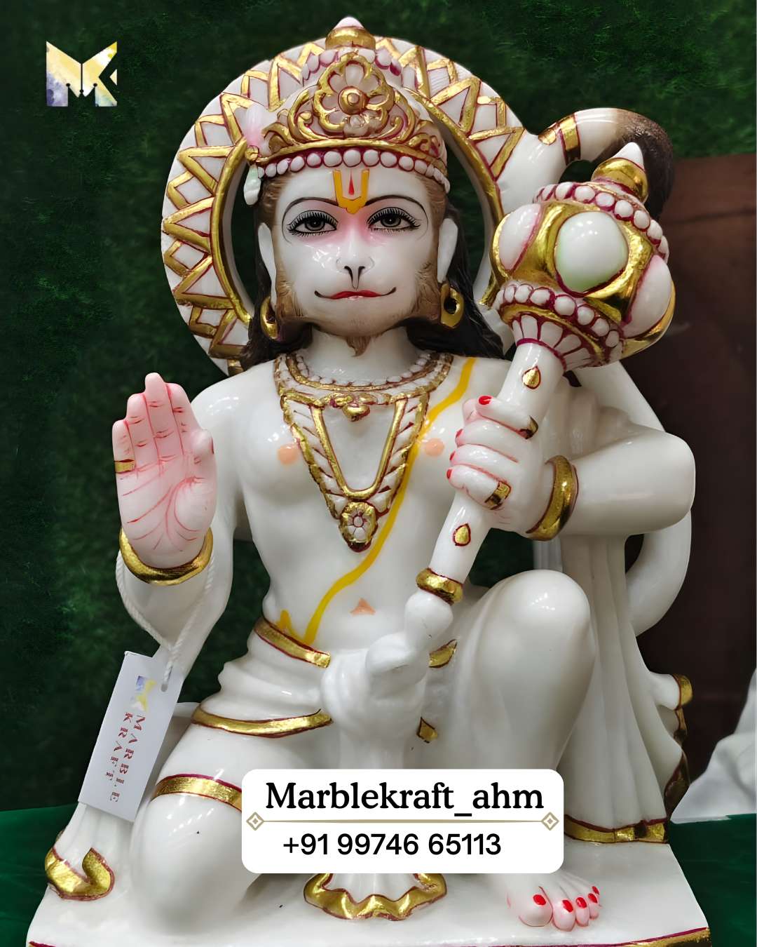 Hanuman Ji 12 Marble 002