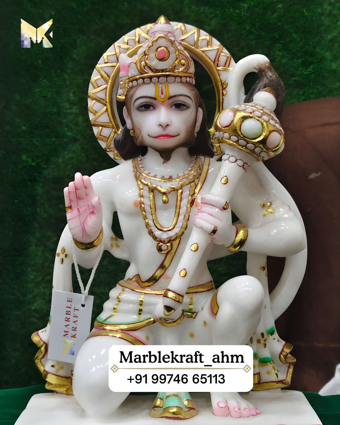 Hanuman Ji 12 Marble 004