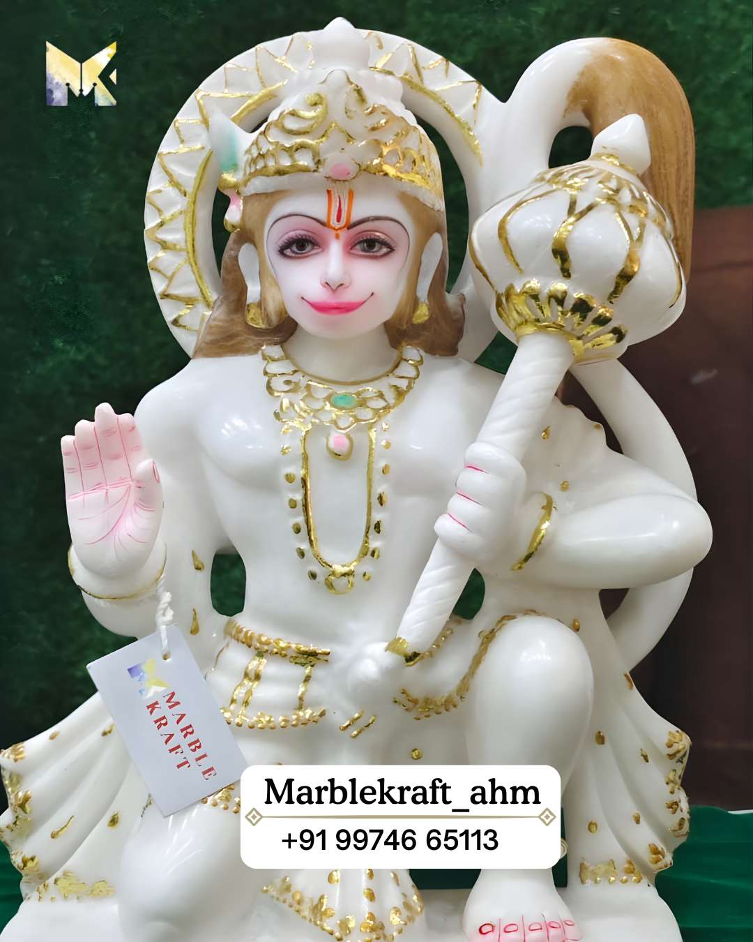 Hanuman Ji 12 Marble 005