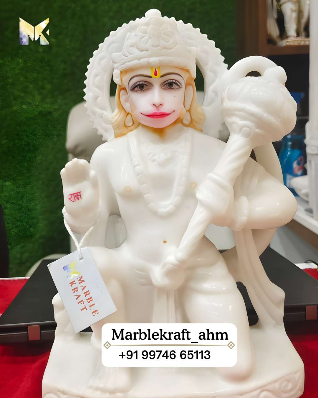 Hanuman Ji 12 Marble 006