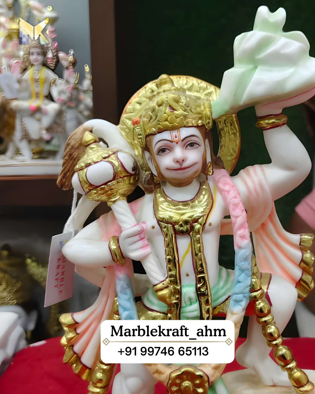 Hanuman Ji 12 Marble Dust 001