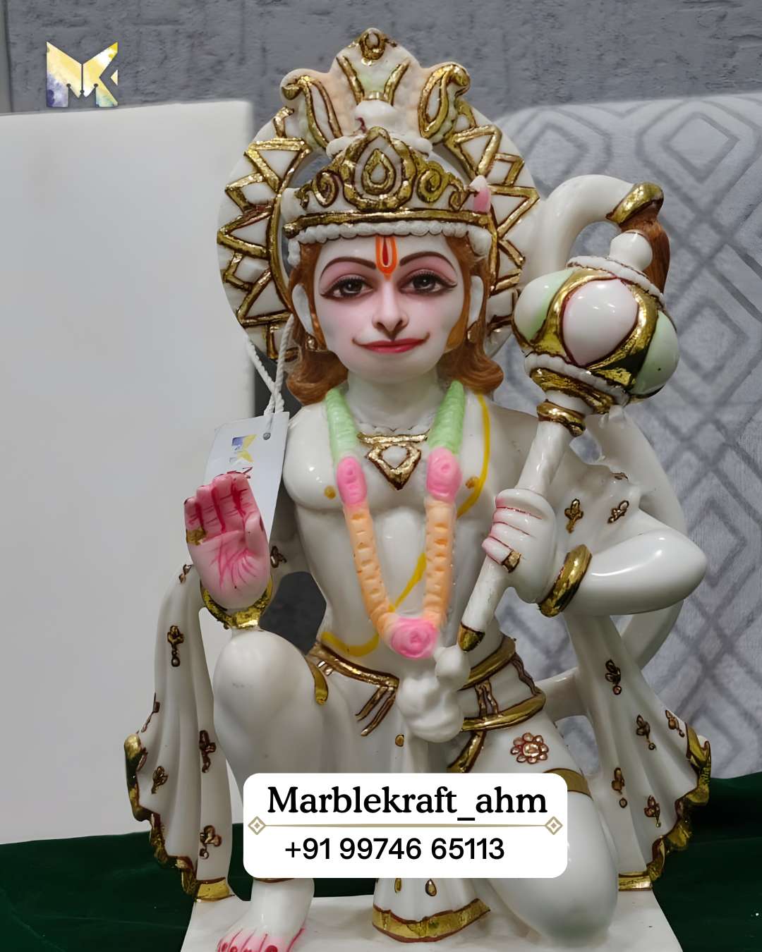 Hanuman Ji 12 Marble Dust 002