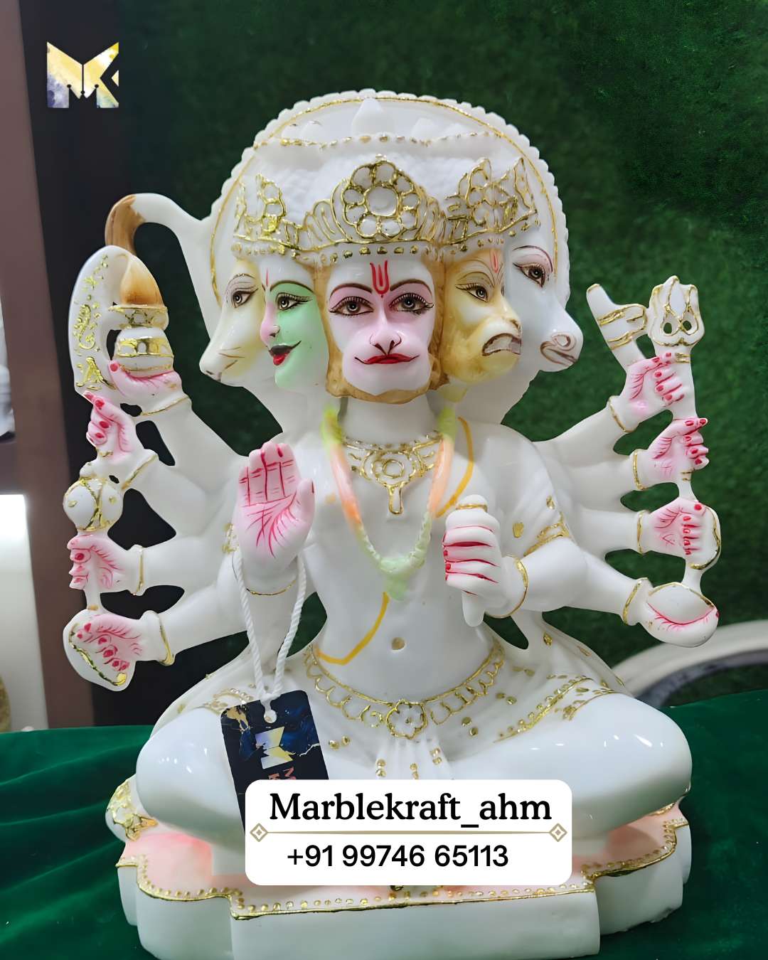 Hanuman Ji 12 Marble Dust 003