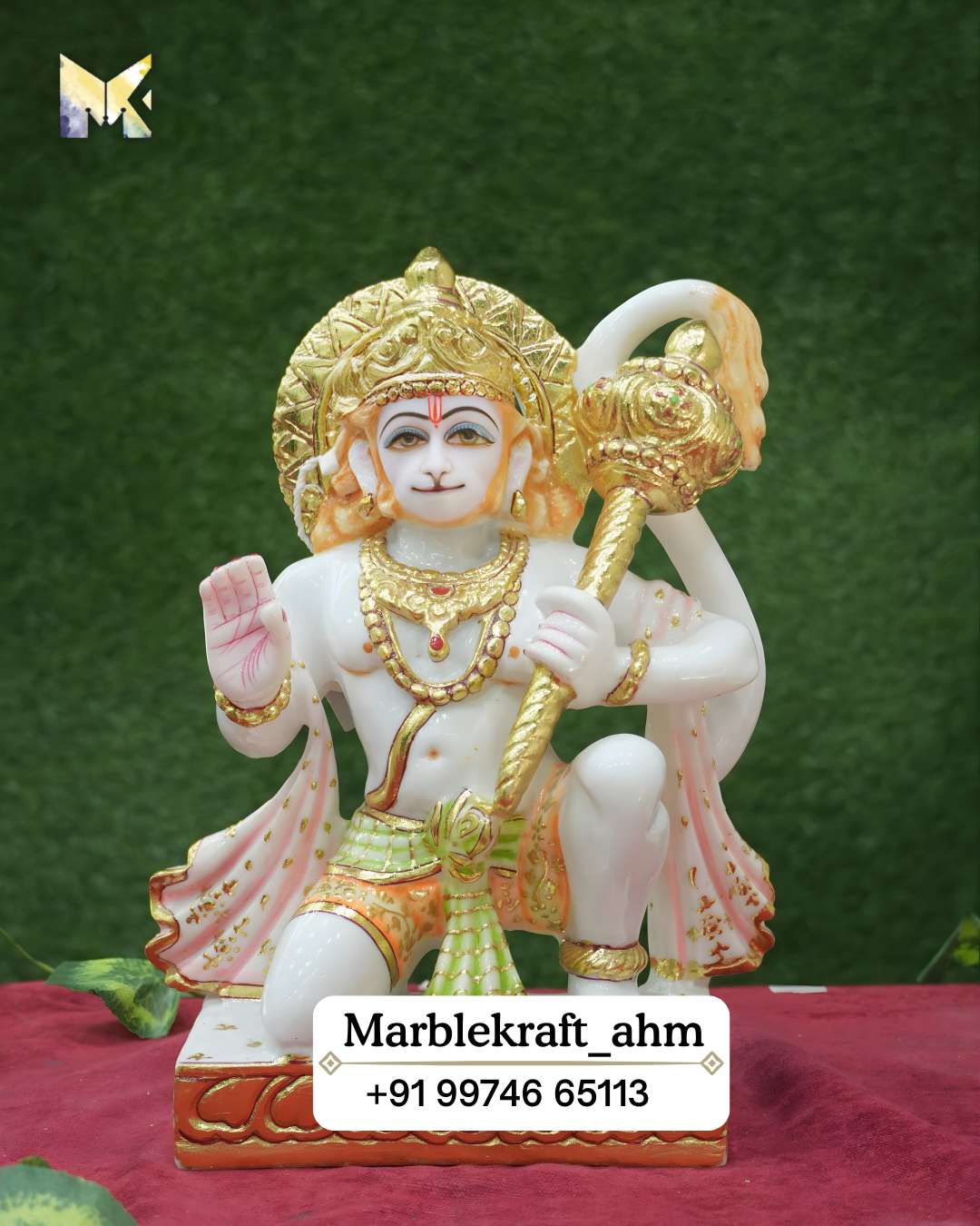 Hanuman Ji 12 Marble Dust 005