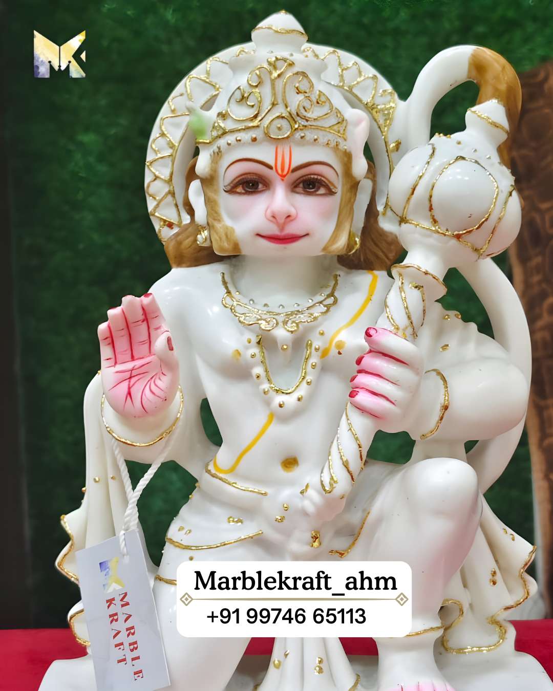 Hanuman Ji 9 Marble Dust 001