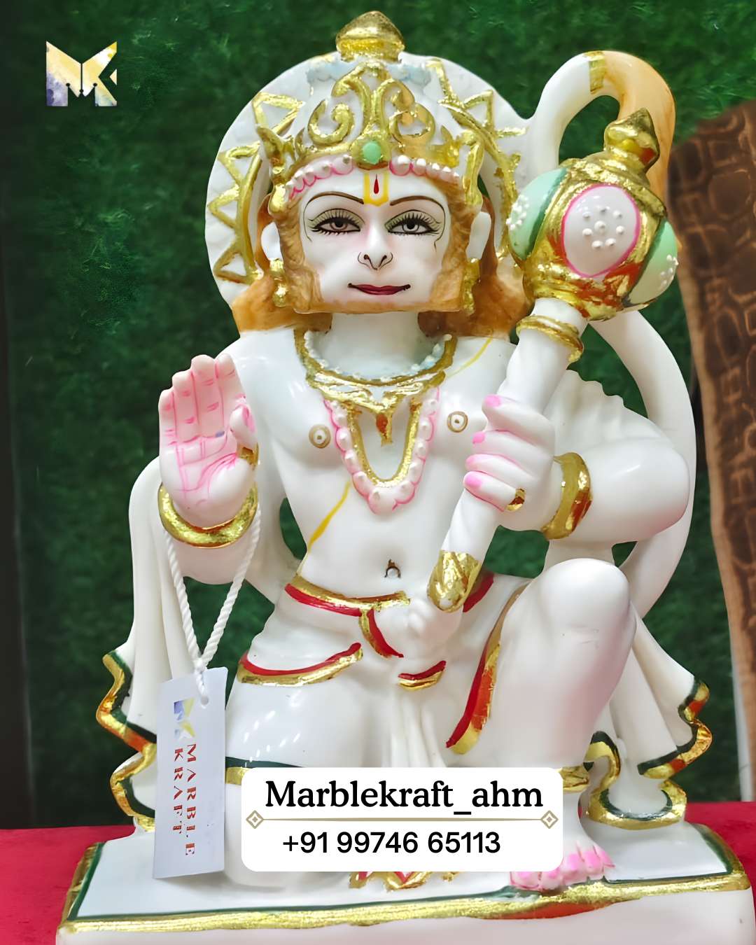 Hanuman Ji 9 Marble Dust 002