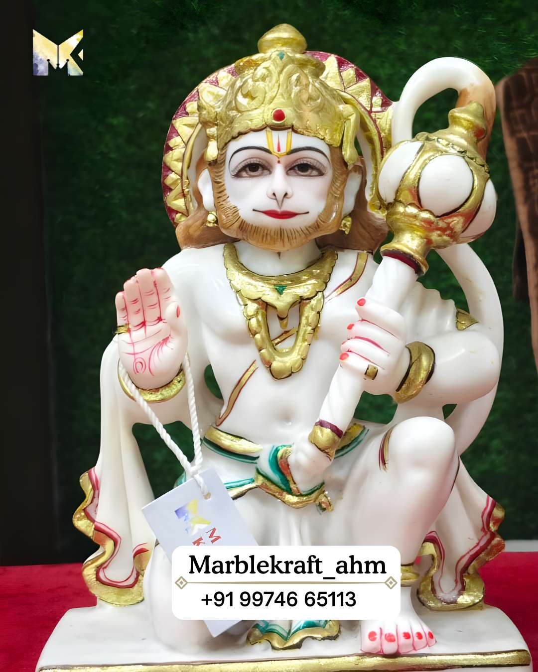 Hanuman Ji 9 Marble Dust 003