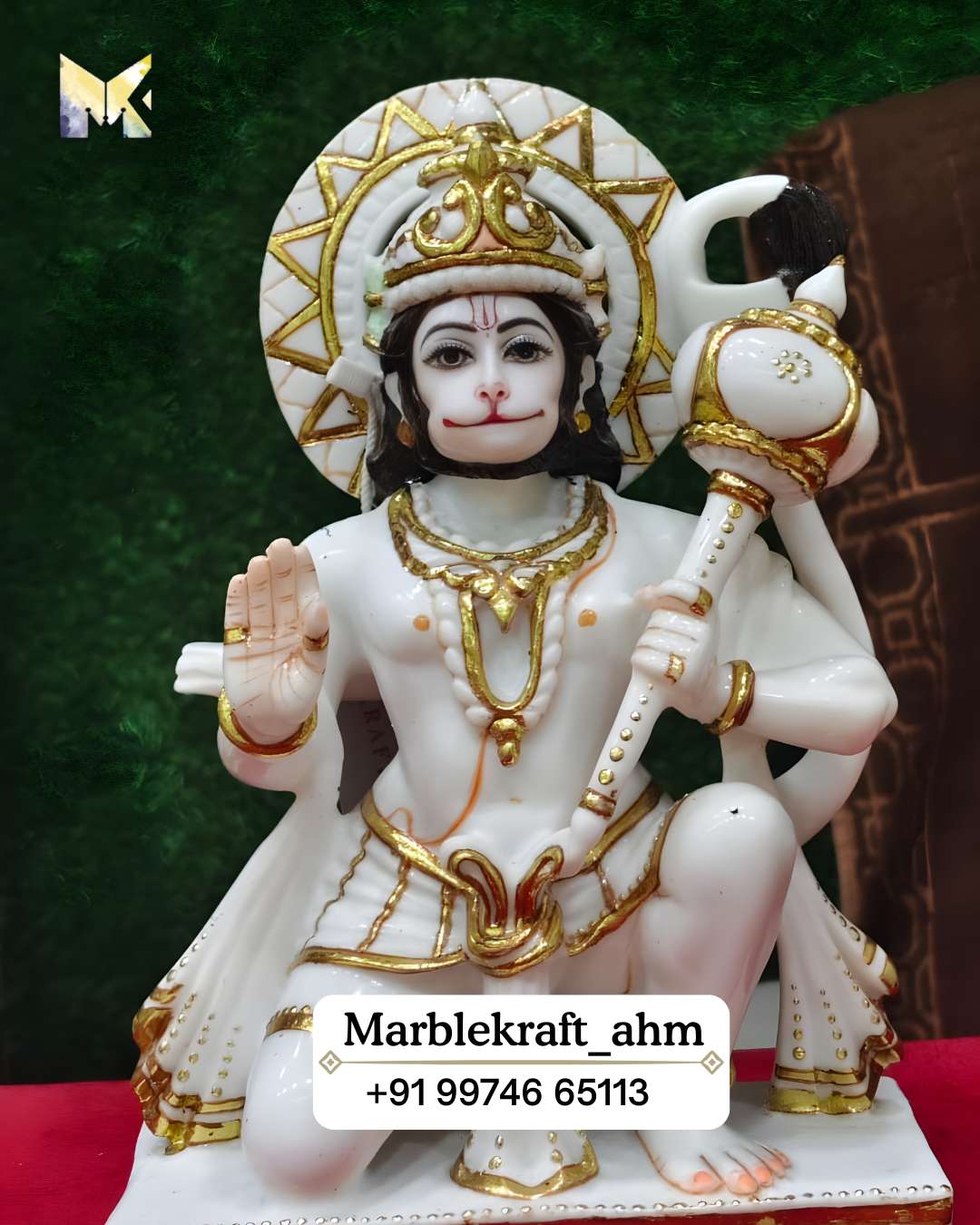 Hanuman Ji 9 Marble Dust 005