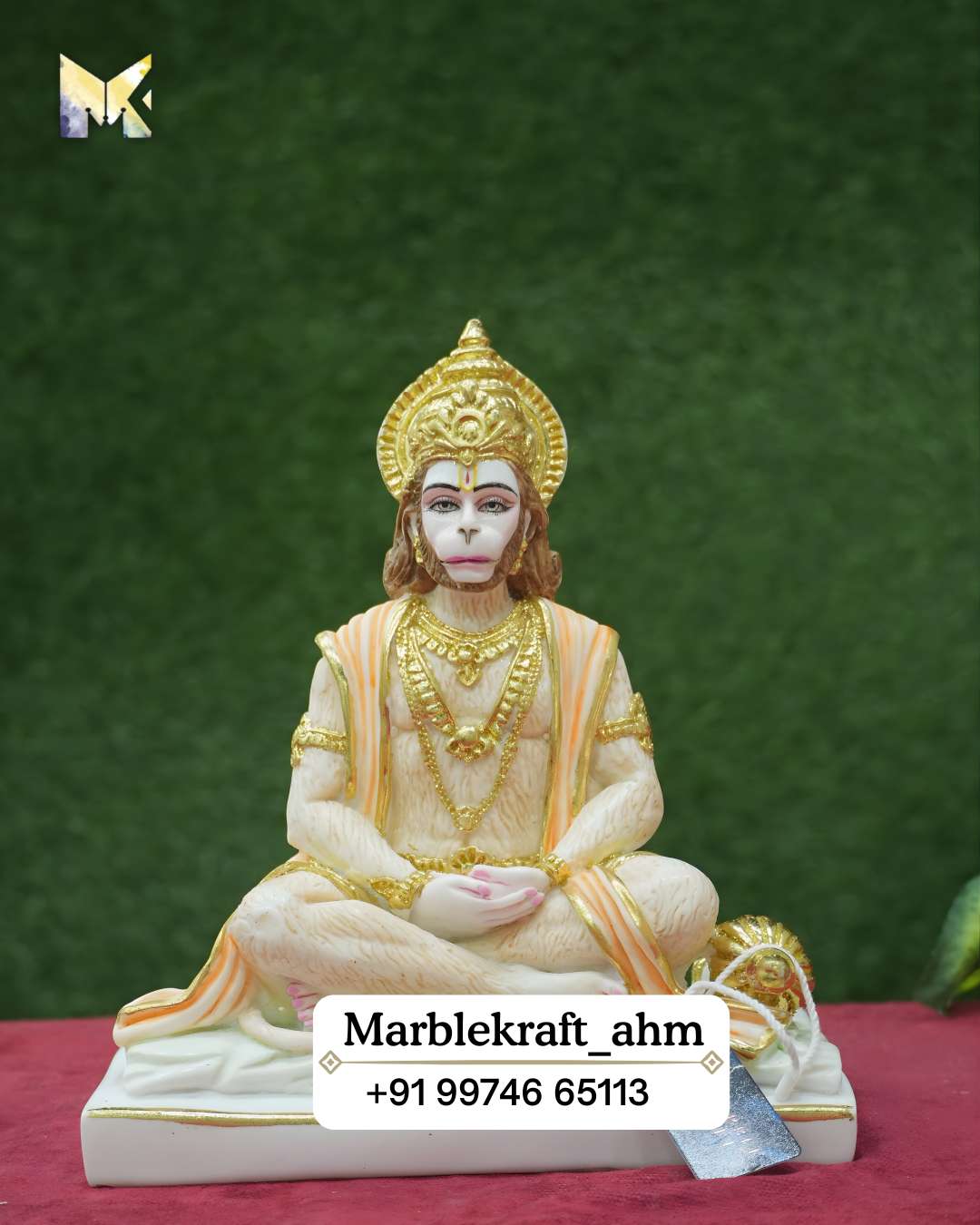 Hanuman Ji 9 Marble Dust 006