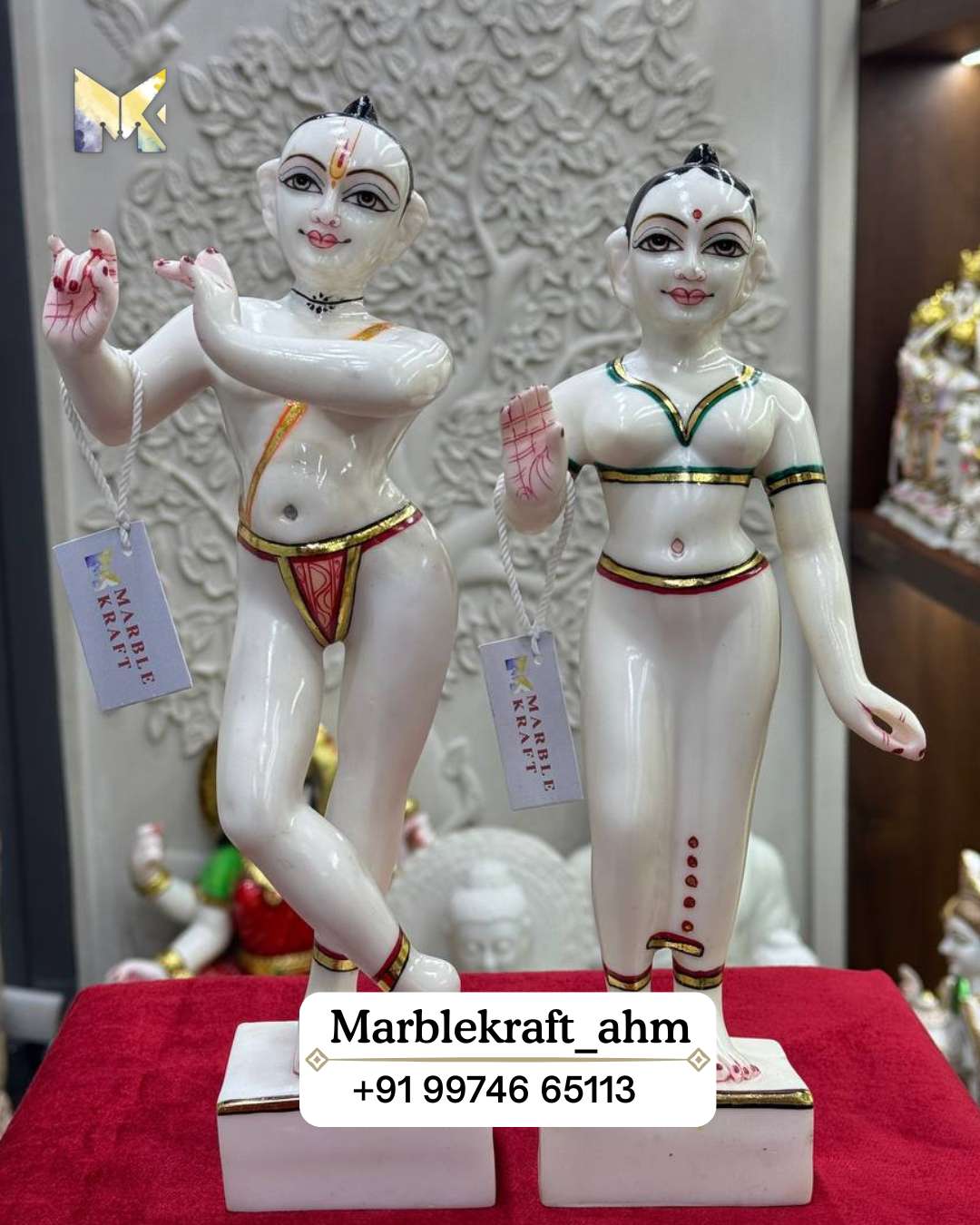 Iskcon Radha Krishna 15_ Marble Dust 003