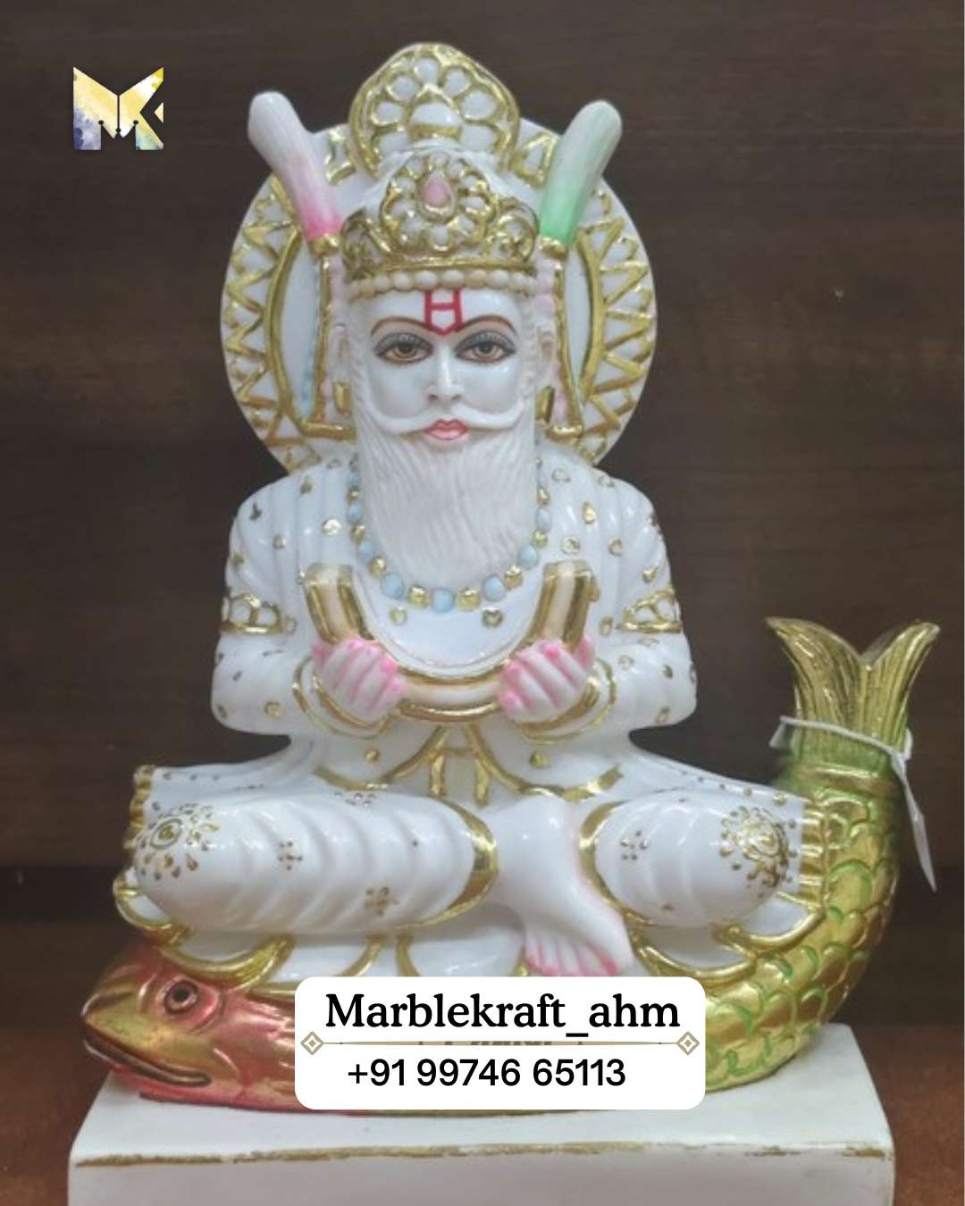 Jhulelal Ji 15 Marble Dust