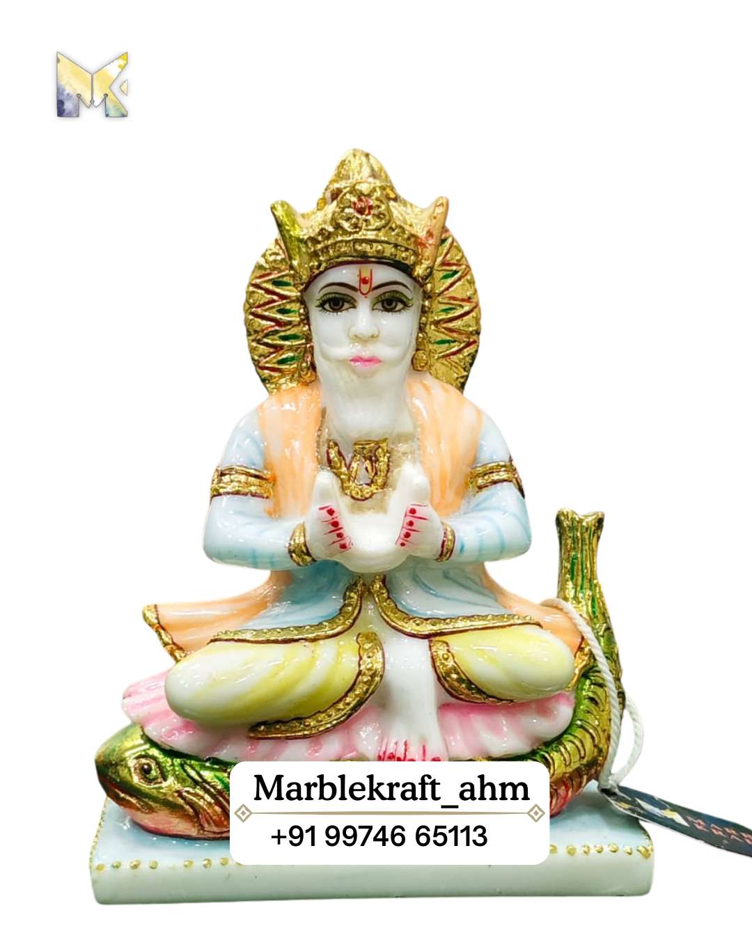 Jhulelal Ji 6 Marble Dust