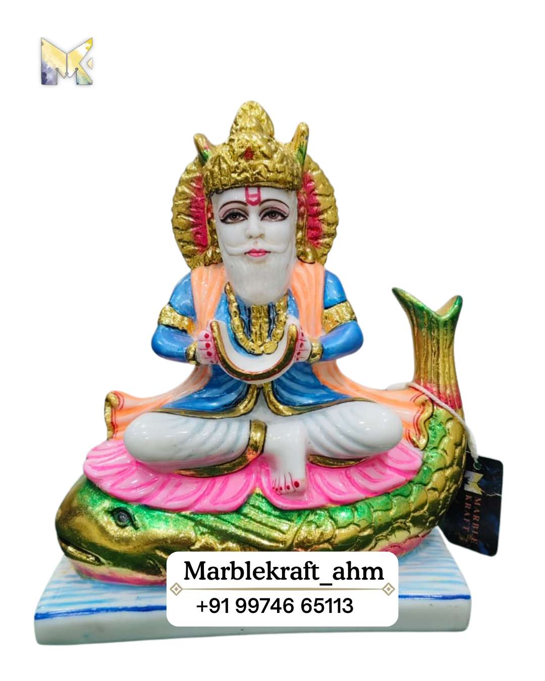 Jhulelal Ji 9 Marble Dust