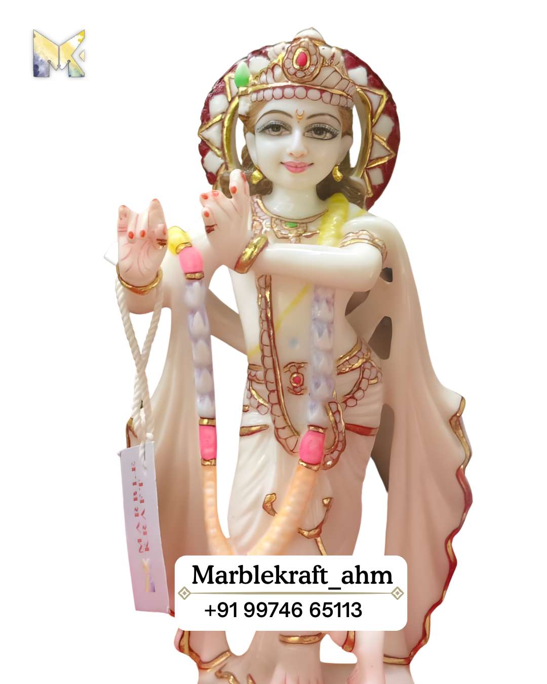Krishna Bhagwan 9 Marble Dust