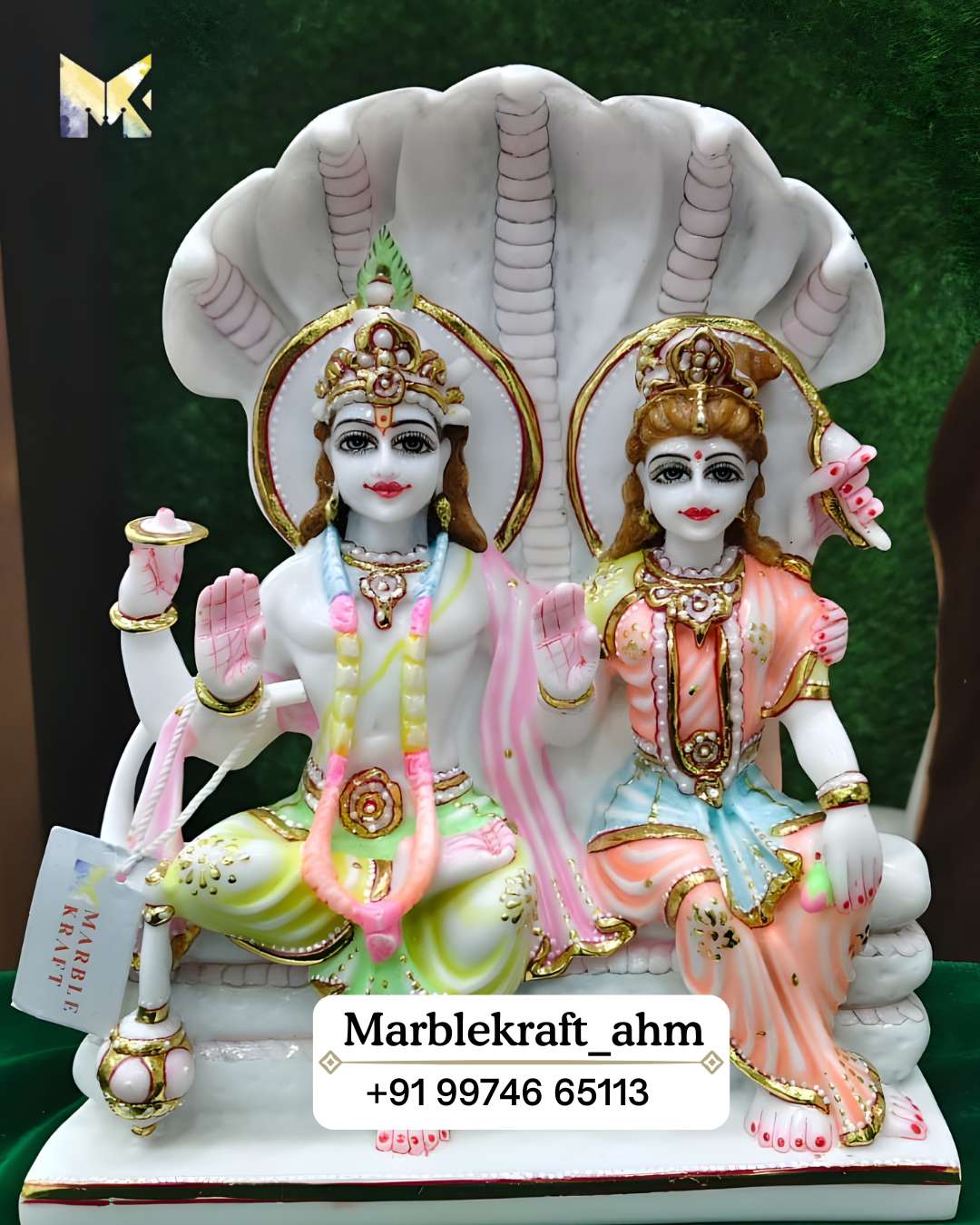 Laxmi Vishnu 12 Marble Dust 001