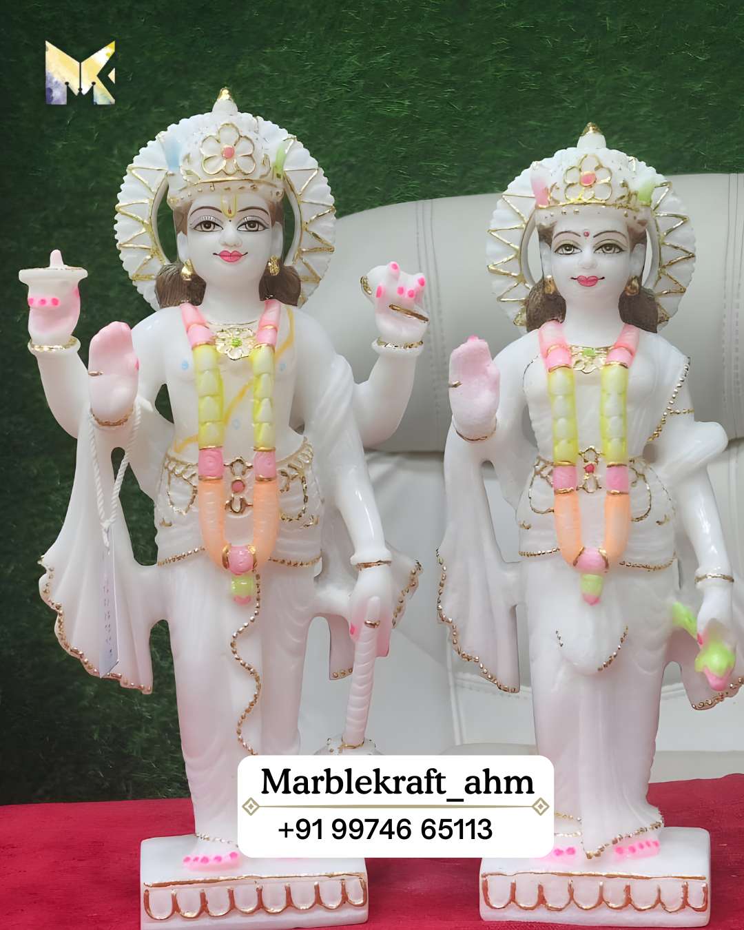 Laxmi Vishnu 12 Marble