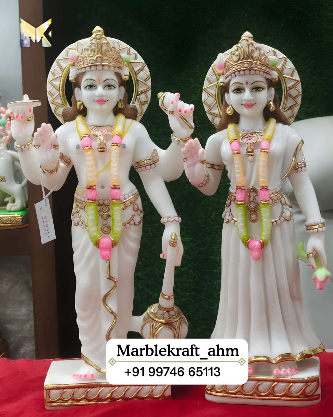 Laxmi Vishnu 18 Marble