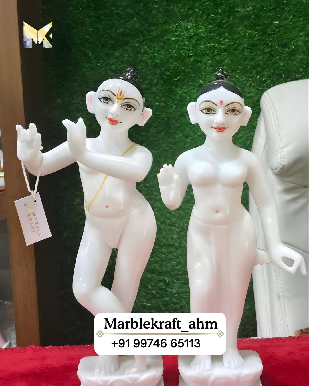 Iskcon Radha Krishna 15 Marble 1