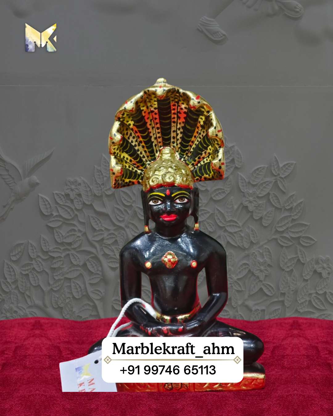 Parshwanath Bhagwan 7 Black Marble 001