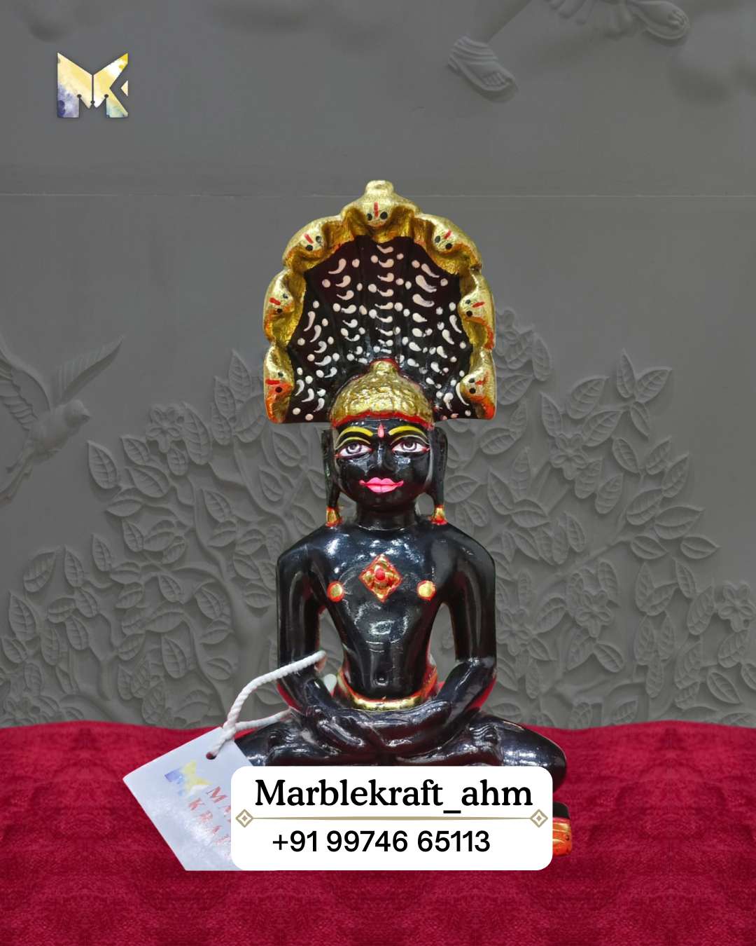 Parshwanath Bhagwan 7 Black Marble 002