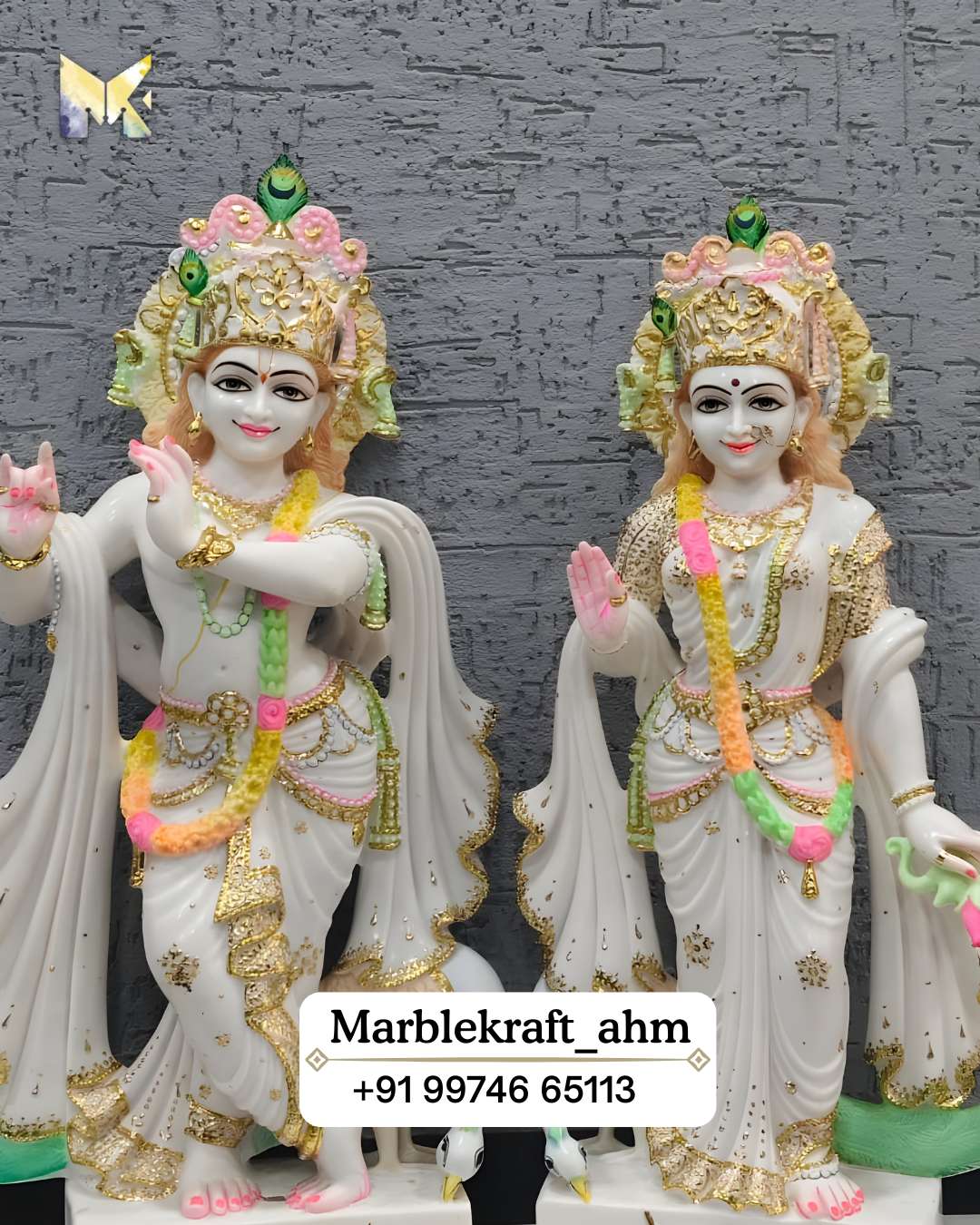 Radha Krishna 30 Marble Dust 003