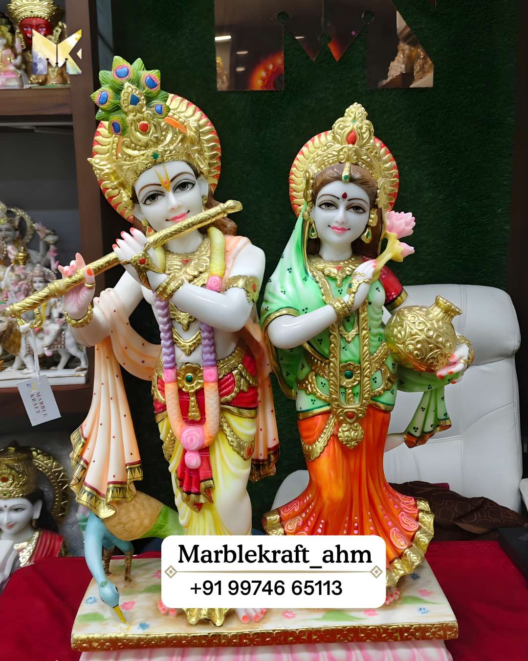 Radha krishna 27 Marble Dust 001