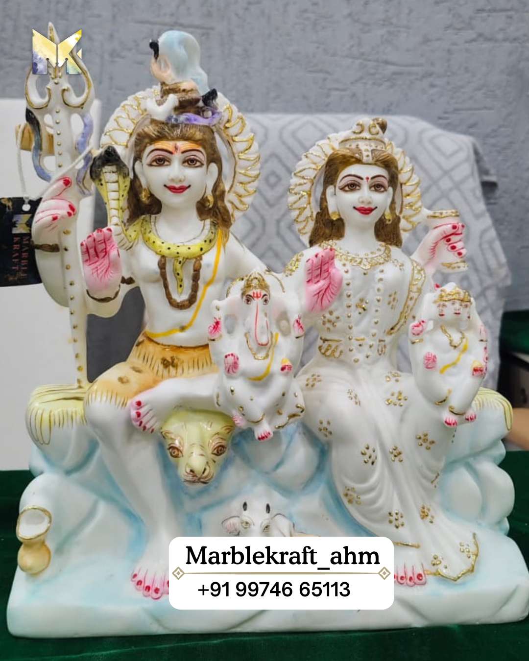 Shiv Parivaar 12 Marble Dust 001