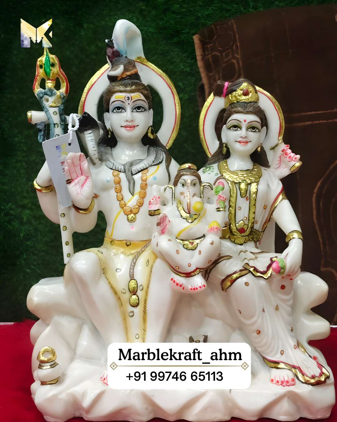 Shiv Parivaar 12 Marble Dust 003