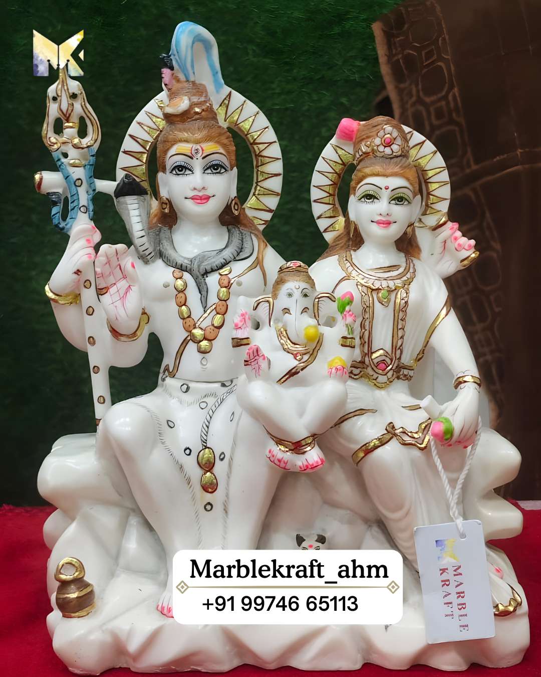 Shiv Parivaar 12 Marble Dust 004