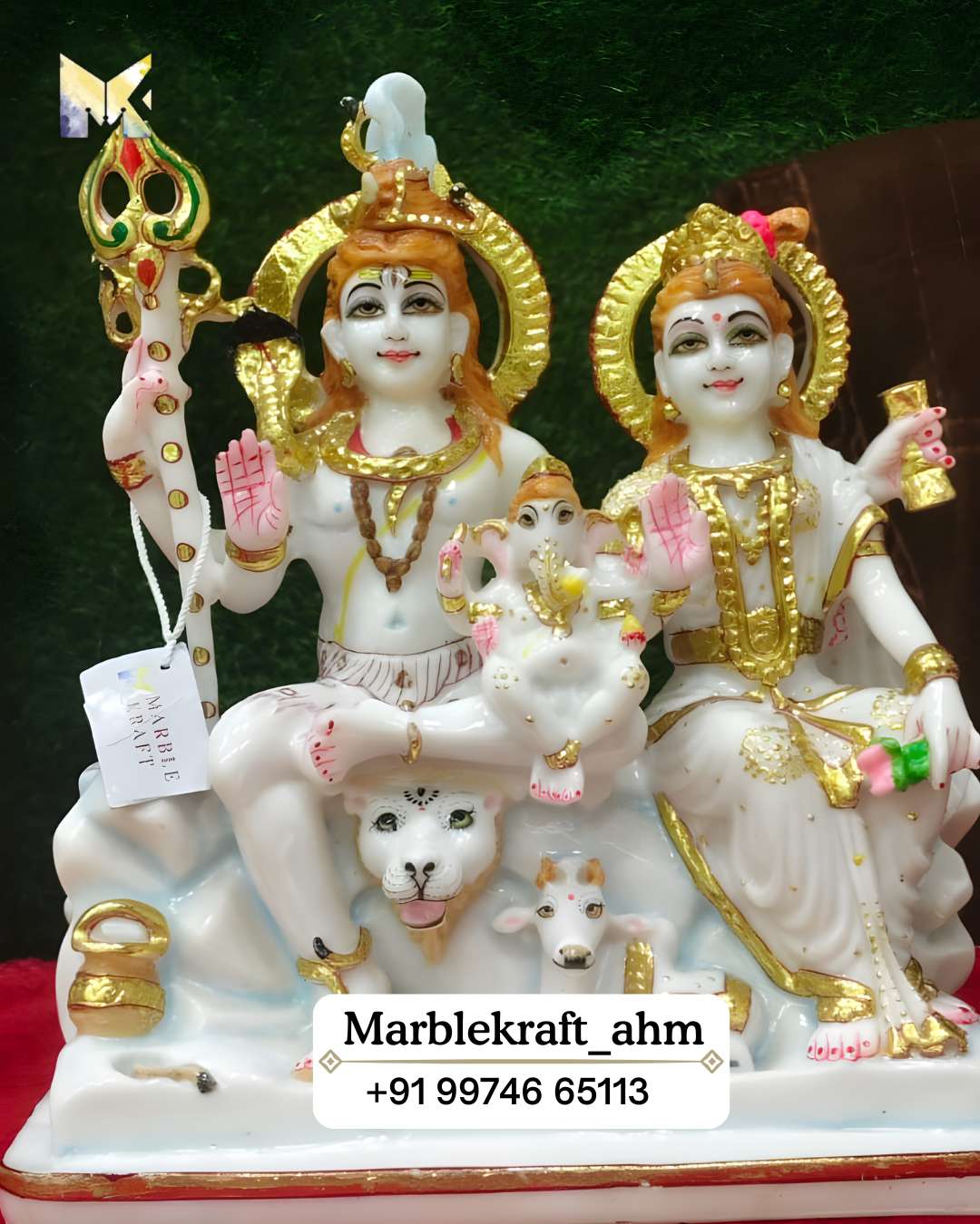 Shiv Parivaar 12 Marble Dust 005
