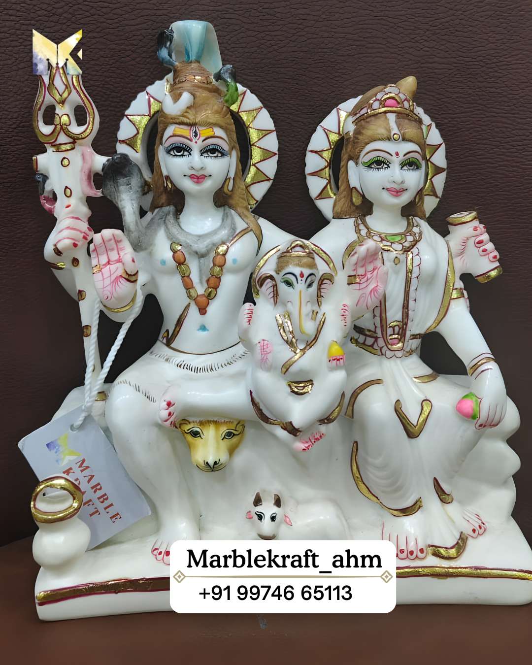 Shiv Parivaar 9 Marble Dust 003