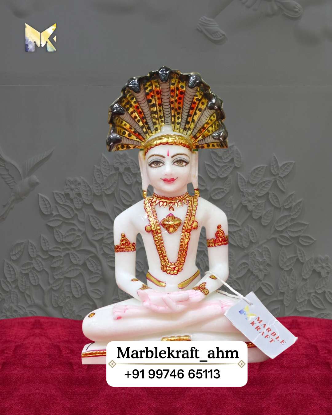 Parshwanath Bhagwan 9 Marble 006